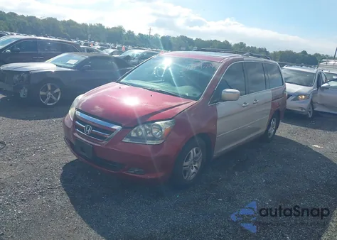 2005 Honda Odyssey Ex-L from USA, damaged, VIN 5FNRL386X5B023433